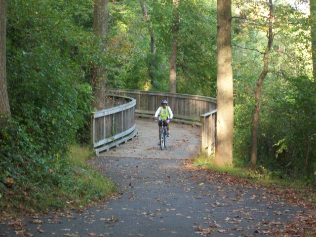 ... to the wooded Northern Delaware Greenway