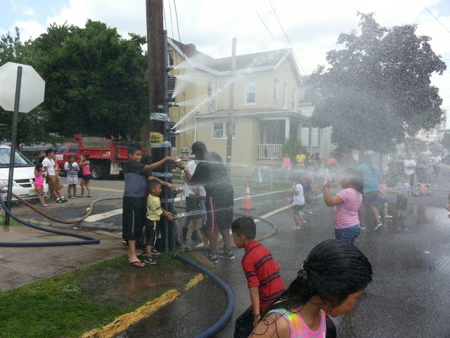 ciclovia water splash